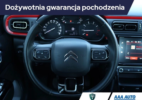 Citroen C3 cena 55000 przebieg: 45626, rok produkcji 2020 z Goniądz małe 326